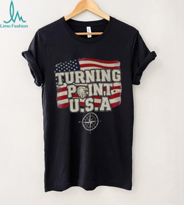 Freedom Charlie Kirk Turning point American flag shirt
