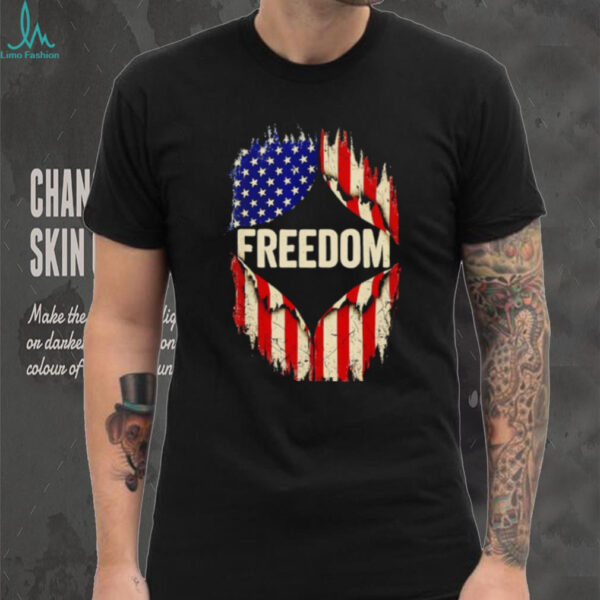Freedom in America flag shirt