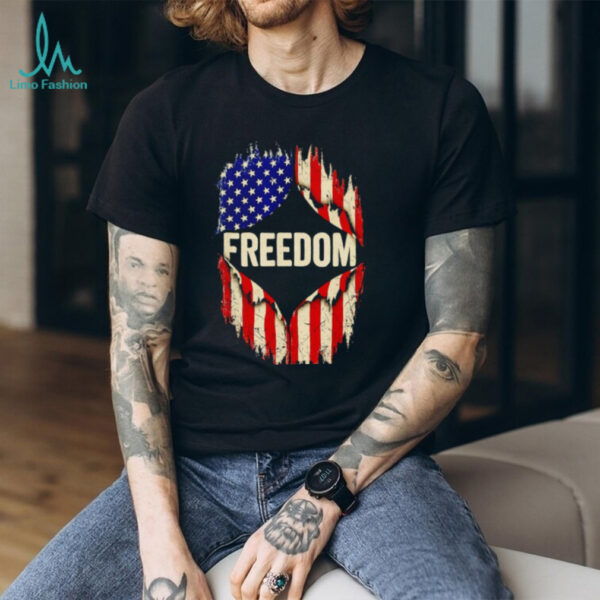 Freedom in America flag shirt