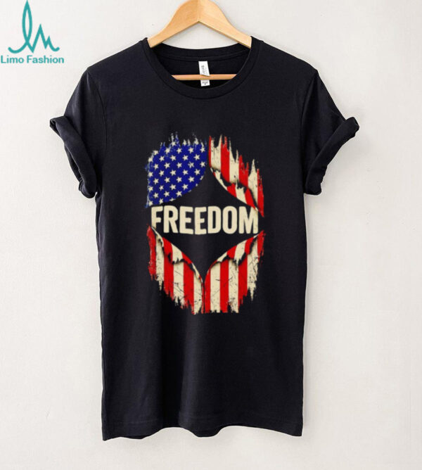 Freedom in America flag shirt