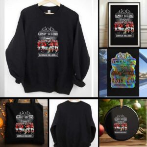 Georgia Bulldogs God first Family Second then Georgia Bulldogs t shirt