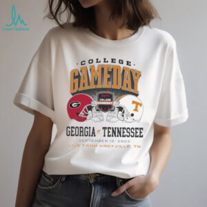 Georgia Bulldogs vs Tennessee Volunteers Sept 13 2025 Live From Knoxville Tn College Gameday shirt