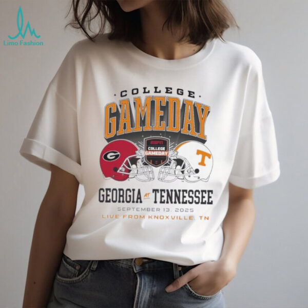 Georgia Bulldogs vs Tennessee Volunteers Sept 13 2025 Live From Knoxville Tn College Gameday shirt
