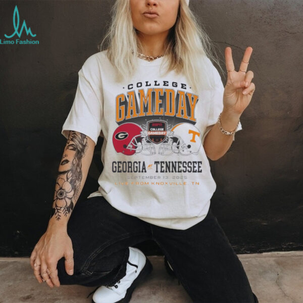 Georgia Bulldogs vs Tennessee Volunteers Sept 13 2025 Live From Knoxville Tn College Gameday shirt