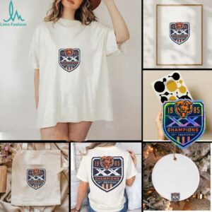 Gray Chicago Bears Super Bowl XX Champions 40th Anniversary Franklin T Shirt