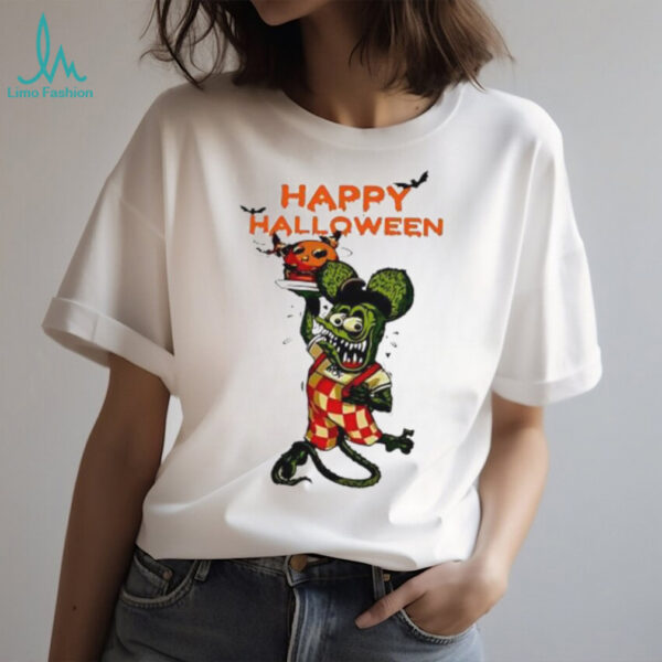 Happy Halloween Ed Roth Rat Fink shirt