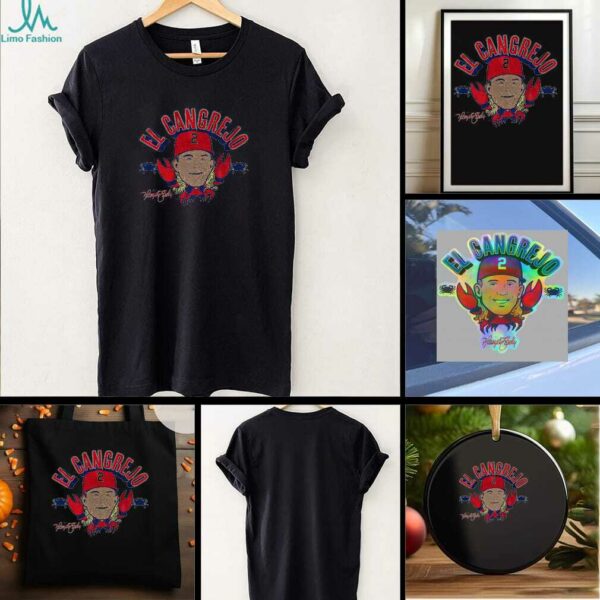 Harrison Bader Crab El Cangrejo Philadelphia Phillies signature t shirt