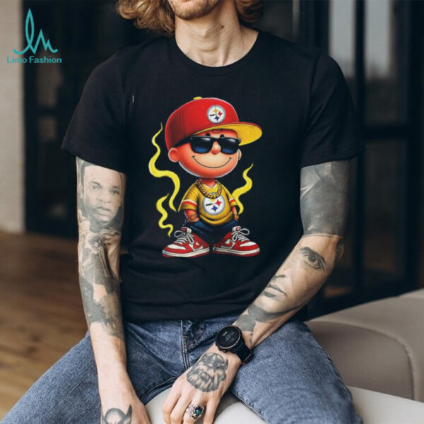 Hip hop Charlie Brown Pittsburgh Steelers shirt