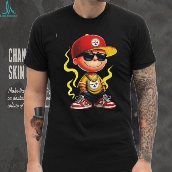 Hip hop Charlie Brown Pittsburgh Steelers shirt