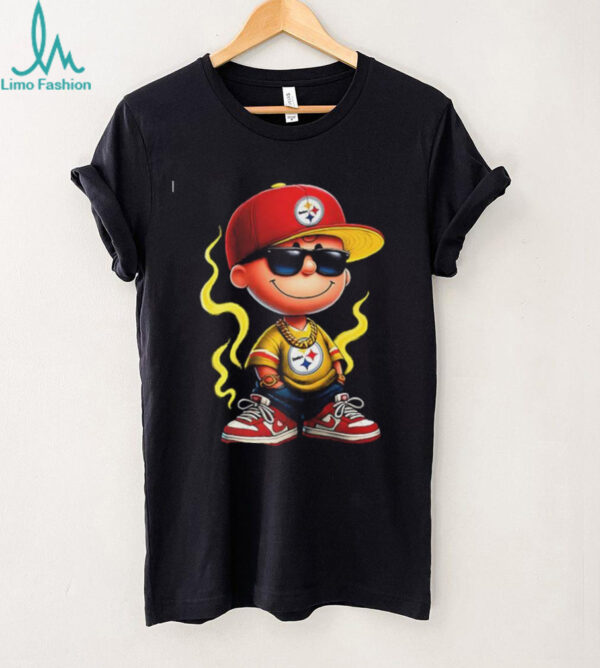 Hip hop Charlie Brown Pittsburgh Steelers shirt