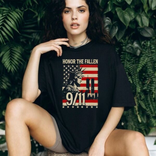 Honor The Fallen September 11 American Flag Shirt