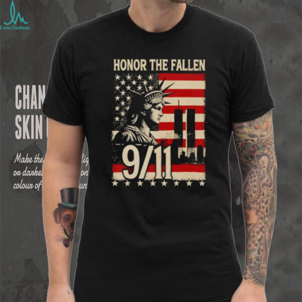 Honor The Fallen September 11 American Flag Shirt