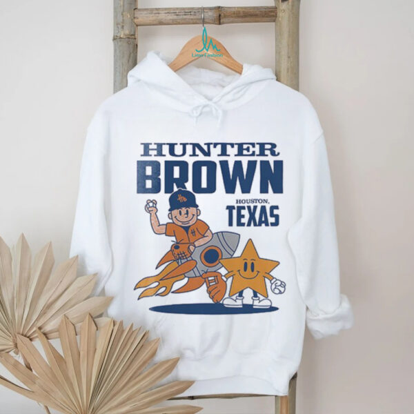 Houston Texas Hunter Brown summer cartoon shirt