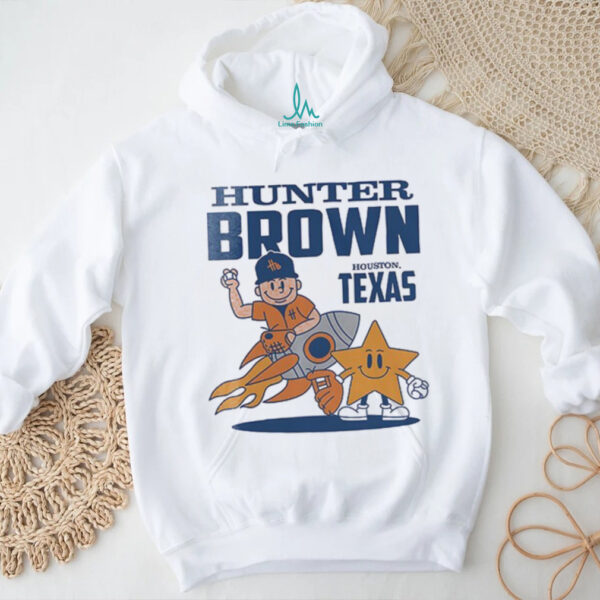 Houston Texas Hunter Brown summer cartoon shirt