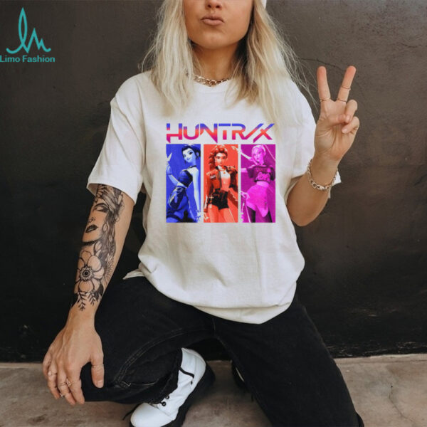 Huntrix Idol Merch Korean Super hero Demon Hunters shirt
