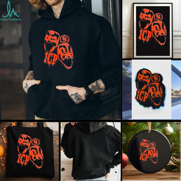 ICP Orange Faces Girly Shirt