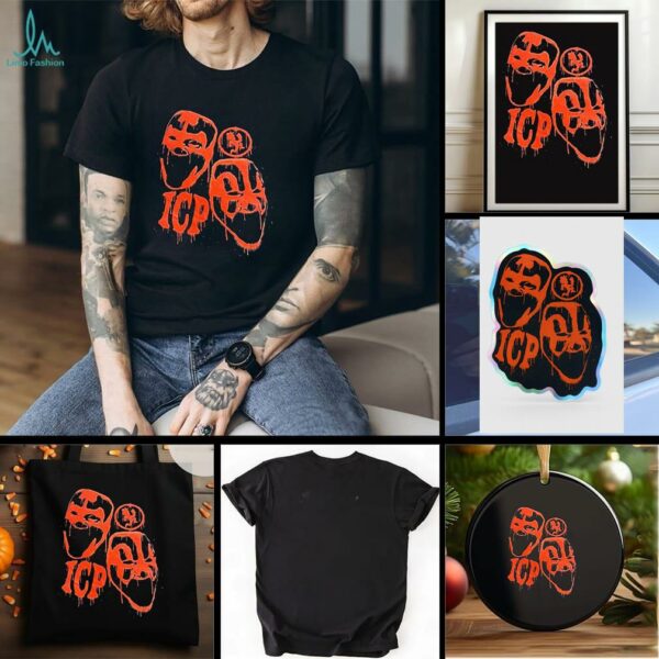 ICP Orange Faces Girly Shirt