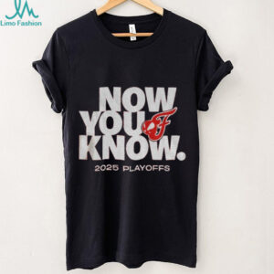 Indiana Fever now you know 2025 Playoffs WNBA shirt