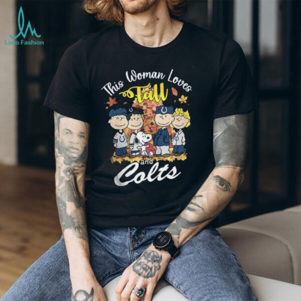 Indianapolis Colts x Snoopy this woman loves fall shirt