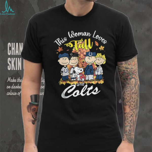 Indianapolis Colts x Snoopy this woman loves fall shirt