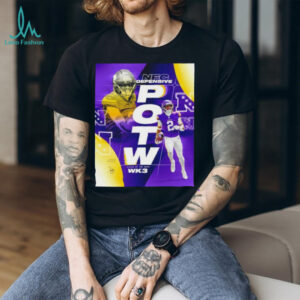 Isaiah Rodgers Minnesota Vikings NFC defensive POTW shirt
