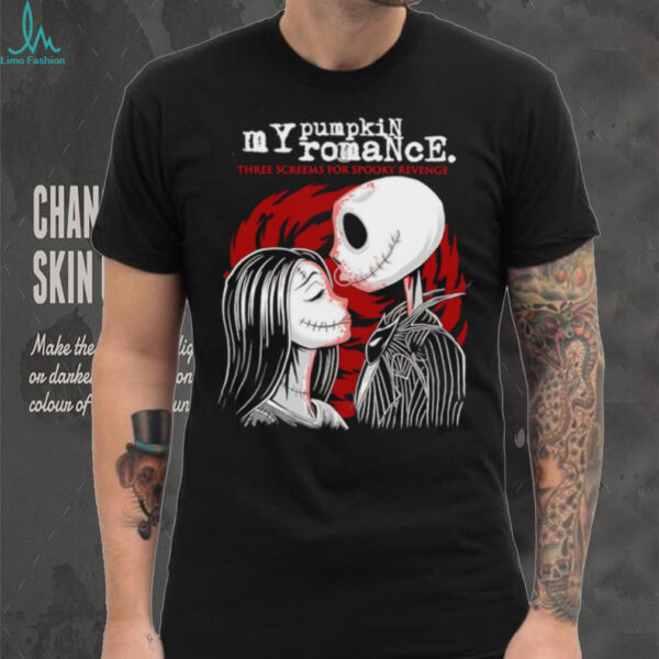 Jack Skellington and Sally My Pumpkin Romance Halloween shirt