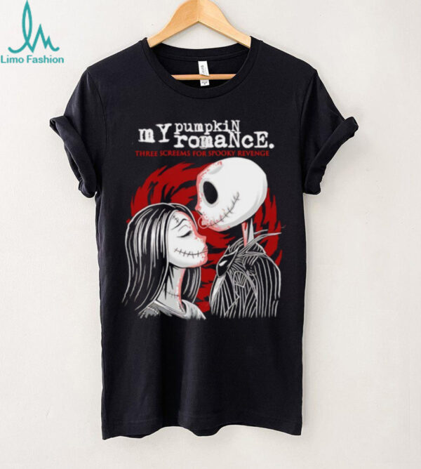 Jack Skellington and Sally My Pumpkin Romance Halloween shirt