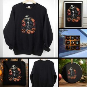 Jack Skellington from The Nightmare Before Christmas Night of the Pumpkin King Halloween shirt