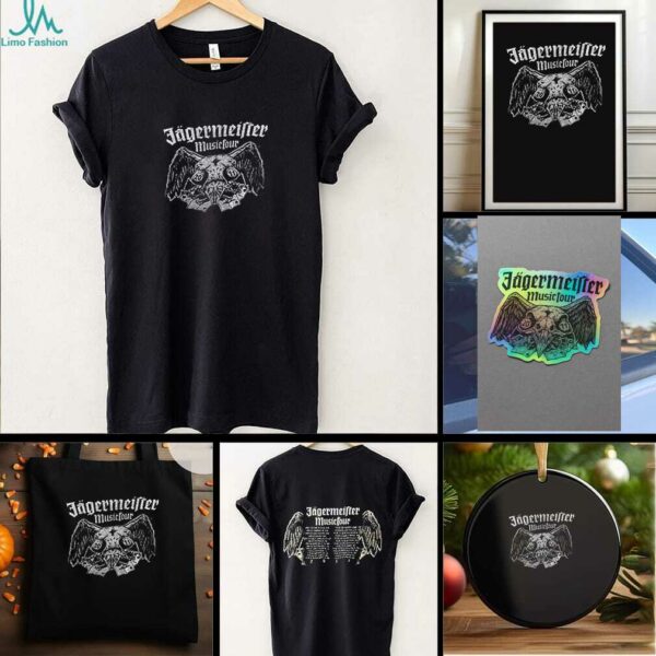 Jagermeister music tour logo dates shirt