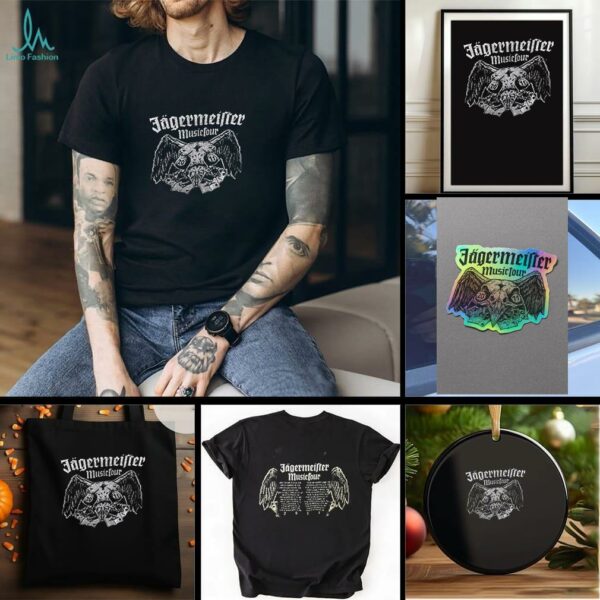 Jagermeister music tour logo dates shirt