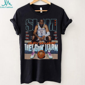 Jalen Williams They Gon’ Learn Oklahoma City Thunder SLAM NBA All Star poster shirt
