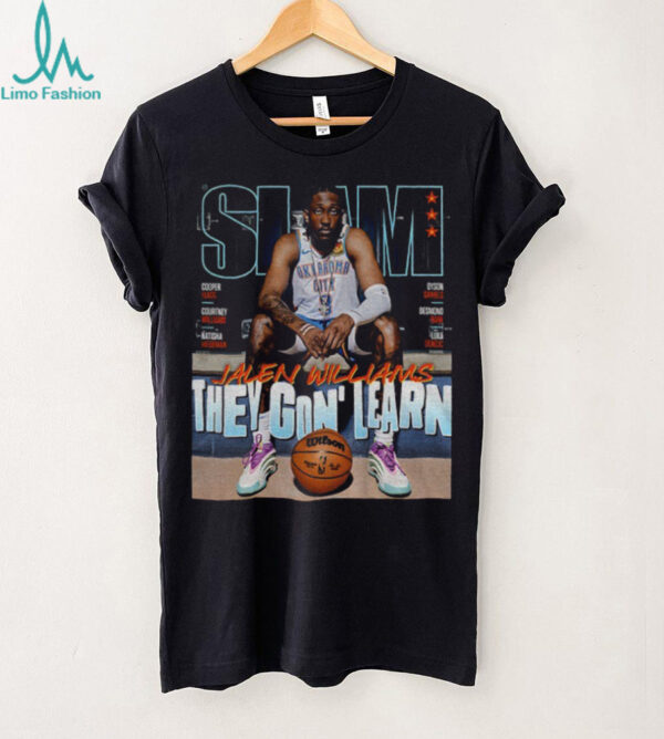 Jalen Williams They Gon’ Learn Oklahoma City Thunder SLAM NBA All Star poster shirt