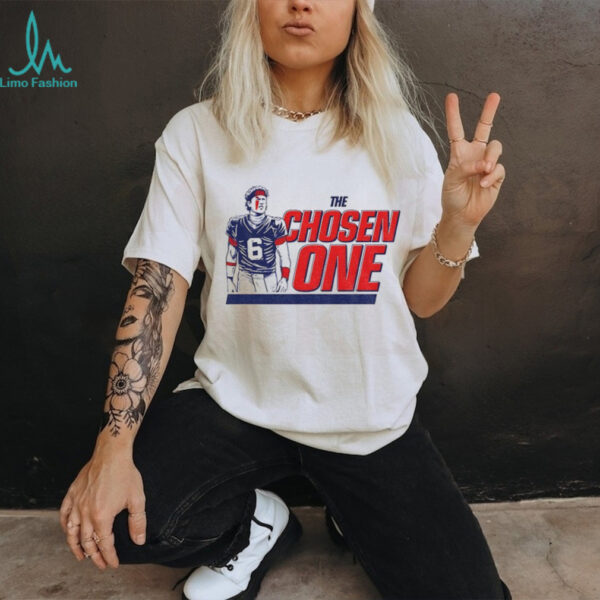 Jaxson Dart blood New York Giants NFL The Chosen One shirt