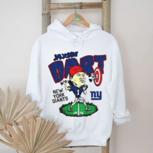 Jaxson Dart caricature New York Giants NFL Football shirt