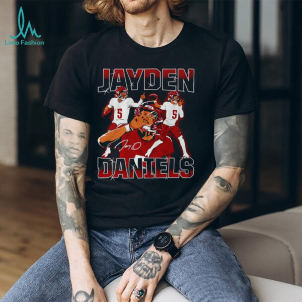 Jayden Daniels Masterpiece Signature Football Shirt