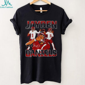 Jayden Daniels Masterpiece Signature Football Shirt
