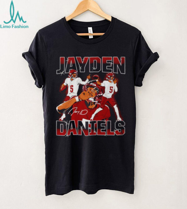 Jayden Daniels Masterpiece Signature Football Shirt