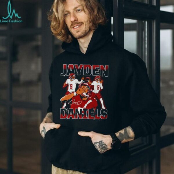 Jayden Daniels Masterpiece Signature Football Shirt