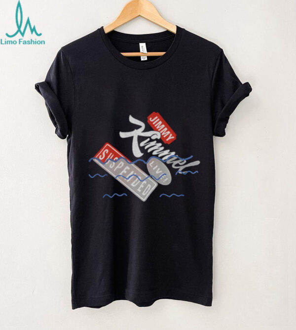 Jimmy Kimmel live suspended I stand with Jimmy Kimmel 2025 shirt