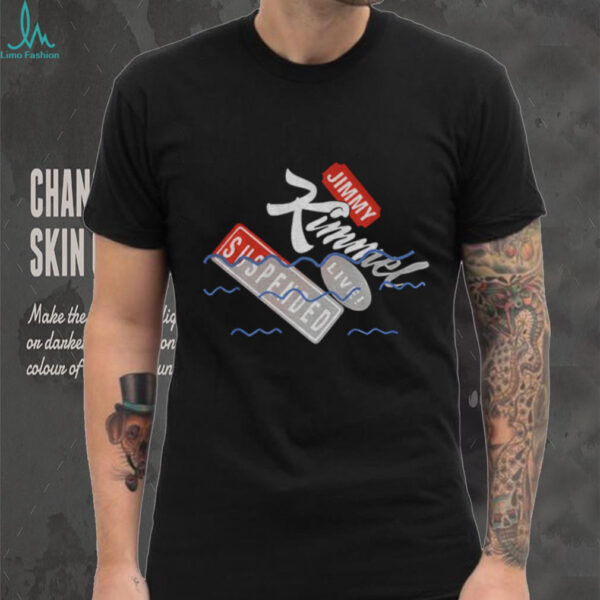 Jimmy Kimmel live suspended I stand with Jimmy Kimmel 2025 shirt