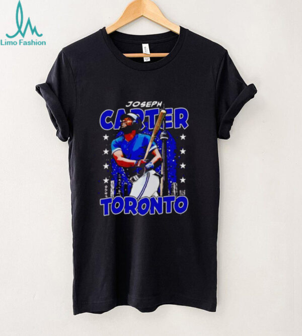 Joe Carter Toronto skyline swing shirt