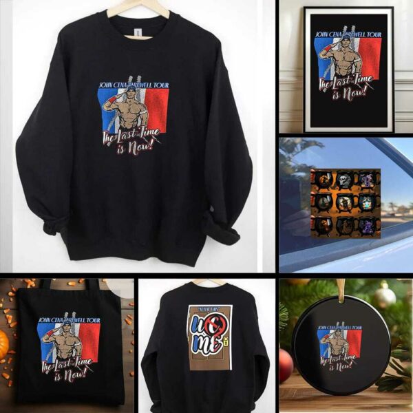 John Cena Farewell tour the last time is now Paris shirt