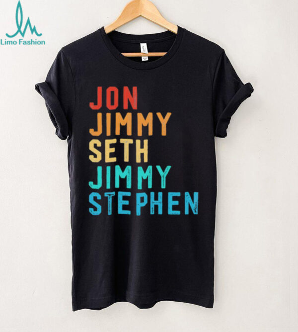 Jon Jimmy Seth Jimmy Stephen Free Speech shirt