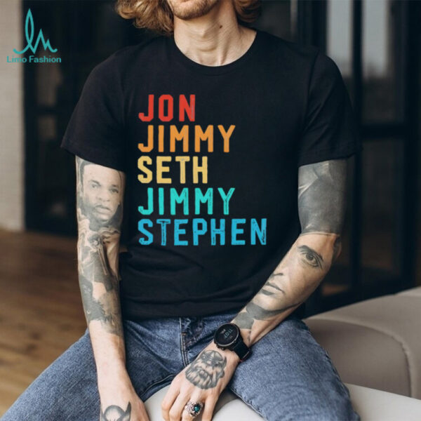 Jon Jimmy Seth Jimmy Stephen Free Speech shirt
