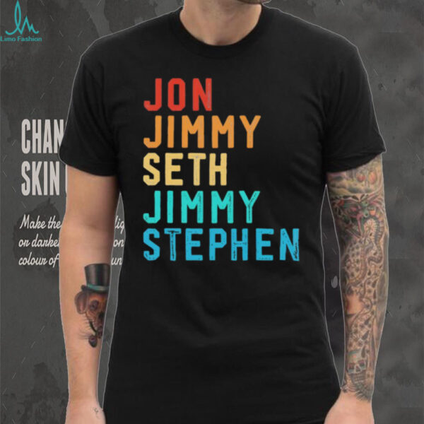 Jon Jimmy Seth Jimmy Stephen Free Speech shirt