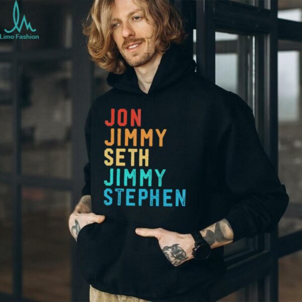 Jon Jimmy Seth Jimmy Stephen Free Speech shirt