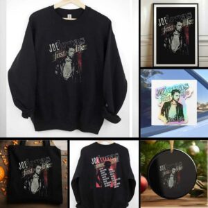 Jonas Brothers Joe Jonas fastlife tour 2011 cities shirt