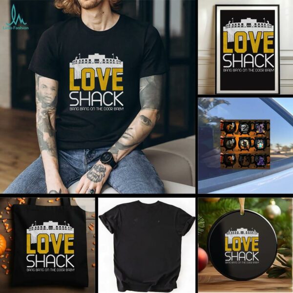 Jordan Love Green Bay Packers Love Shack Lambeau Field bang bang on the door baby shirt