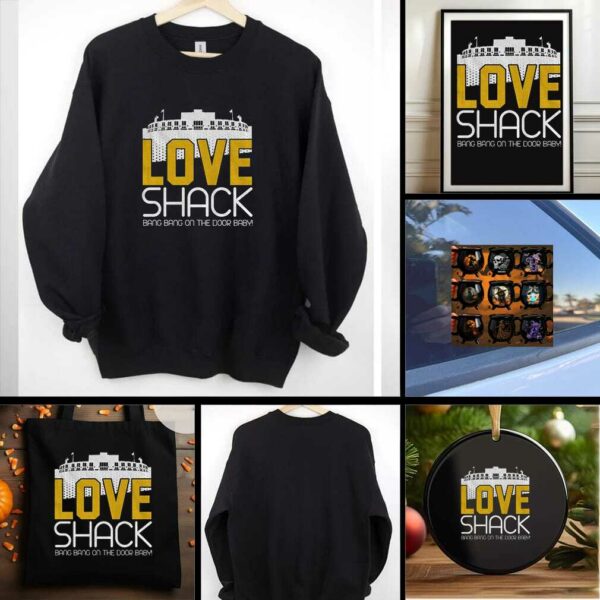 Jordan Love Green Bay Packers Love Shack Lambeau Field bang bang on the door baby shirt