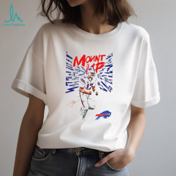 Josh Allen 17 Buffalo Bills Mount Up Bills Mafia NFL 2025 signature vintage shirt